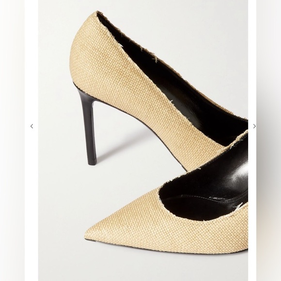 SAINT LAURENT
Anja raffia pumps - Picture 3 of 10